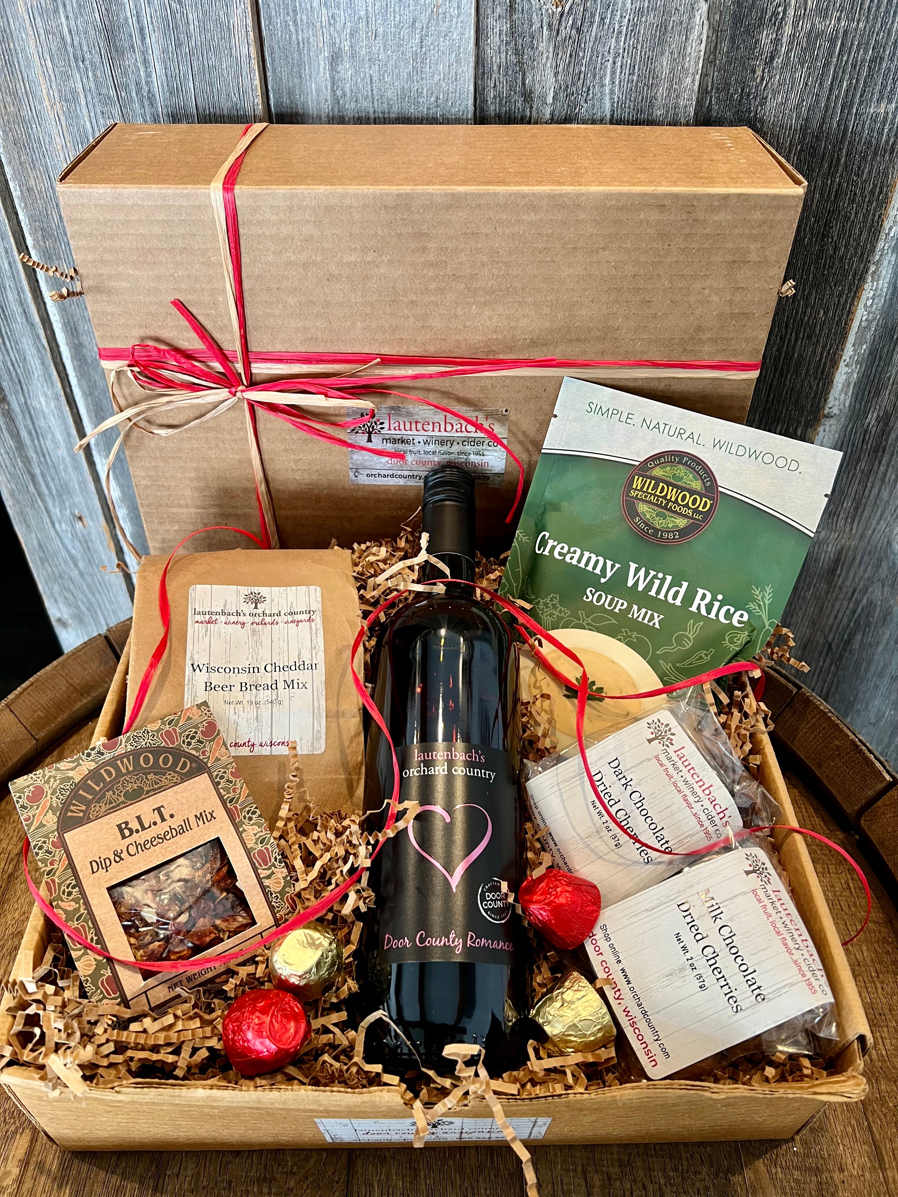 Gift Box - Dinner for 2 - DC Romance Wine – Lautenbach's Orchard
